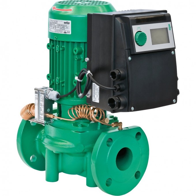 Циркуляционный насос с сухим ротором в исполнении INLINE с фланцевым соединением WILO VEROLINE-IP-E 80/105-3/2 2158829 2133263