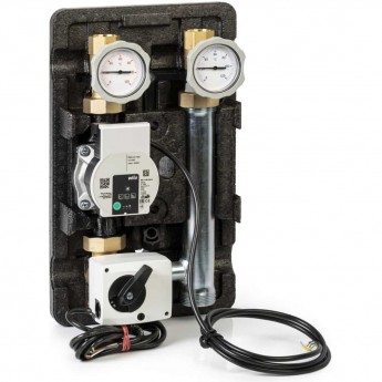 Смесительная насосная группа с электрическим 3-х позиционным сервоприводом MEIBES POWERED BY WILO MPBW MK 1" с насосом PARA SC 7.0 подача слева Смесительная насосная группа с электрическим 3-х позиционным сервоприводом MEIBES POWERED BY WILO MPBW MK 1" с насосом PARA SC 7.0 подача слева